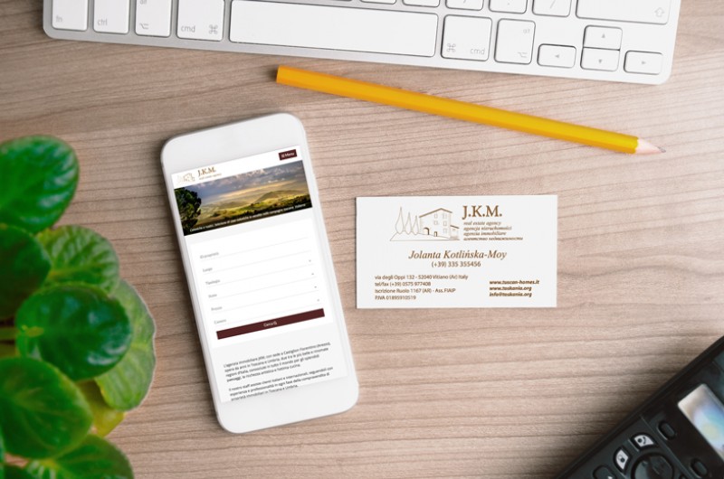 J.K.M., Real Estate Agency Tiphys Srl, Realizzazione siti