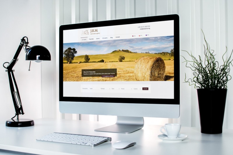 J.K.M., Real Estate Agency Tiphys Srl, Realizzazione siti